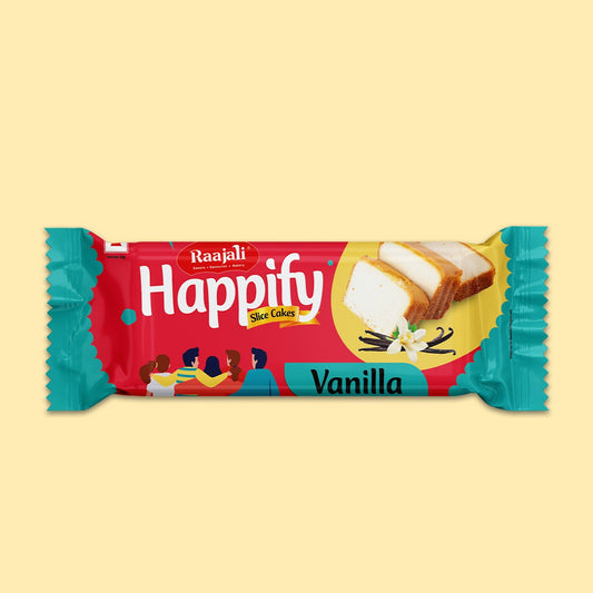 Raajali - HAPPIFY SLICED VANILLA CAKE (50G PER PACK)