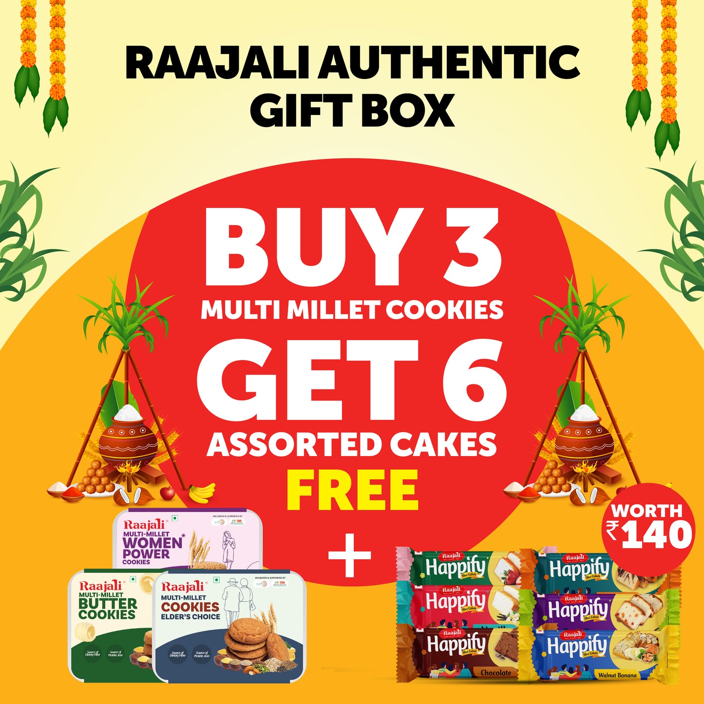 RAAJALI'S AUTHENTIC PONGAL GIFT BOX