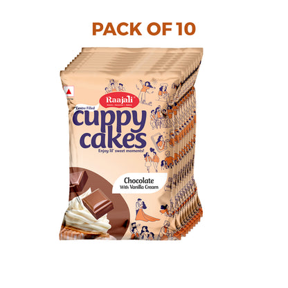 RAAJALI CUPPY CAKE - CENTRE FILLED MUFFIN - CHOCOLATE (30G PER PACK)