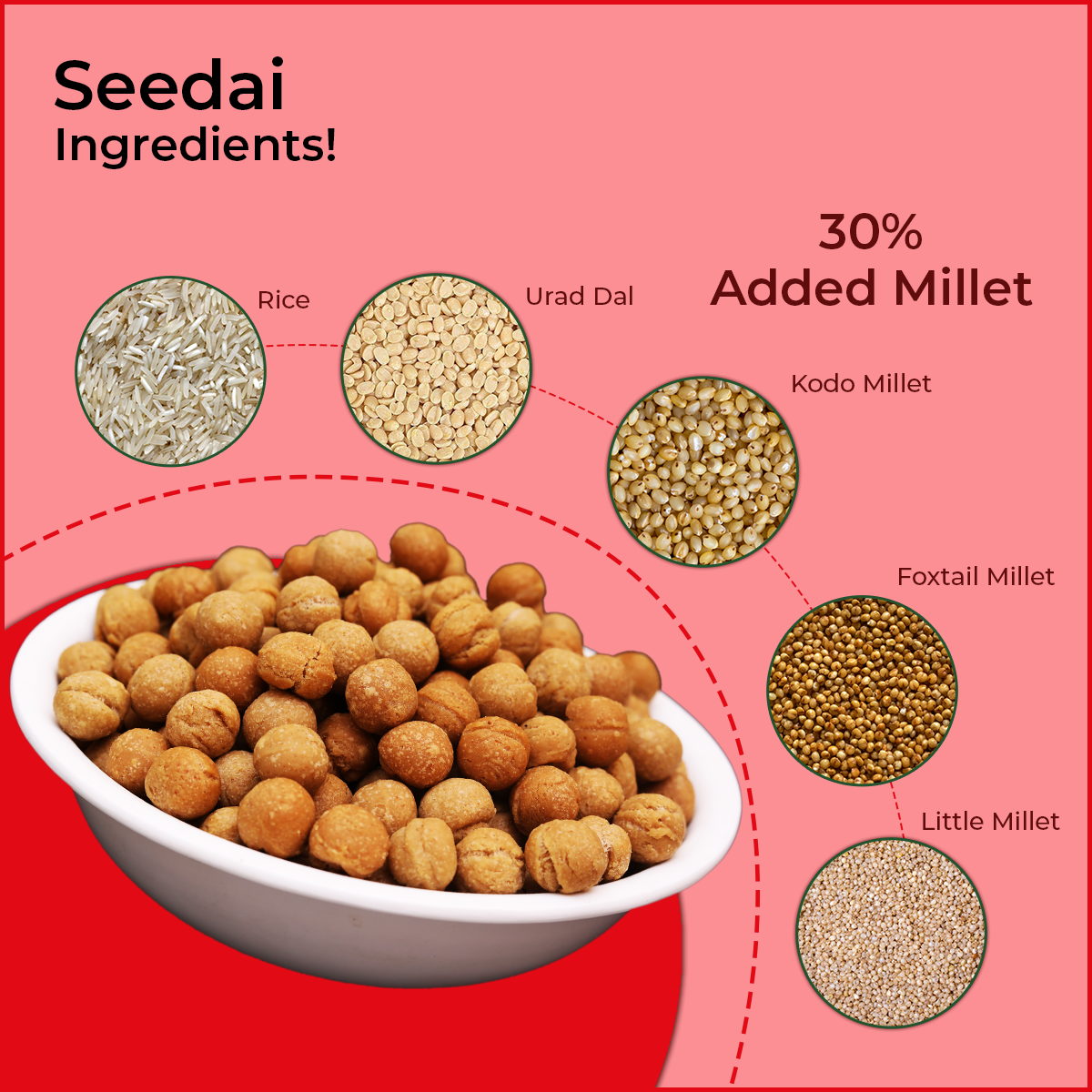 MILLET CHEETINAD SEEDAI (120g)