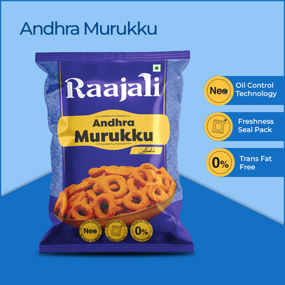 Raajali - ANDHRA MURUKKU (150G PER PACK)