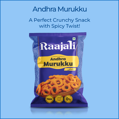 Raajali - ANDHRA MURUKKU (150G PER PACK)