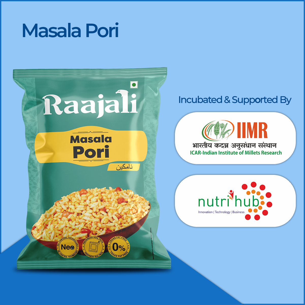 Raajali -  MASALA PORI (60GM PER PACK)