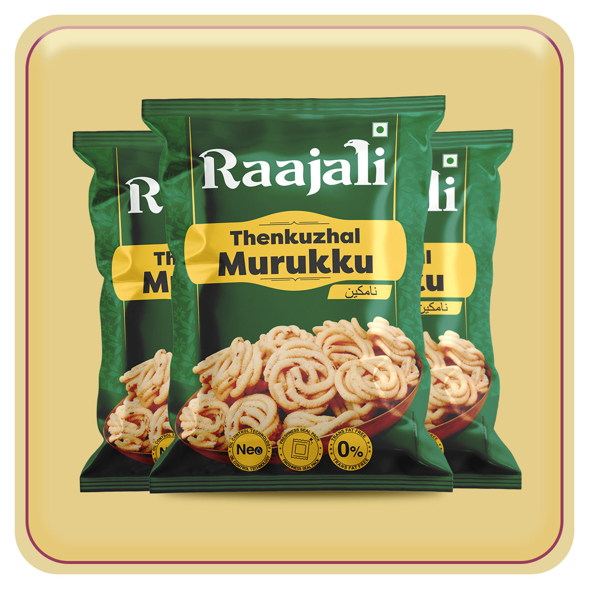 Raajali - THENKUZHAL MURUKKU (150G PER PACK)