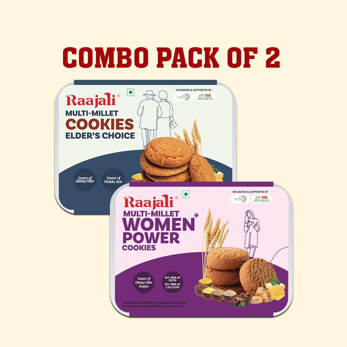 MULTI MILLET 50+ ELDER COOKIES AND COOKIES FOR WOMEN -Each 120g