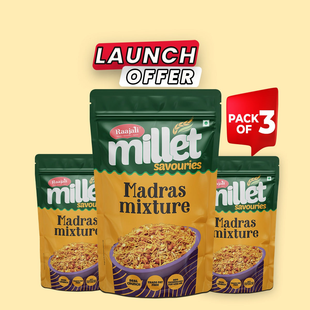 MADRAS SPECIAL MILLET MIXTURE - 120g