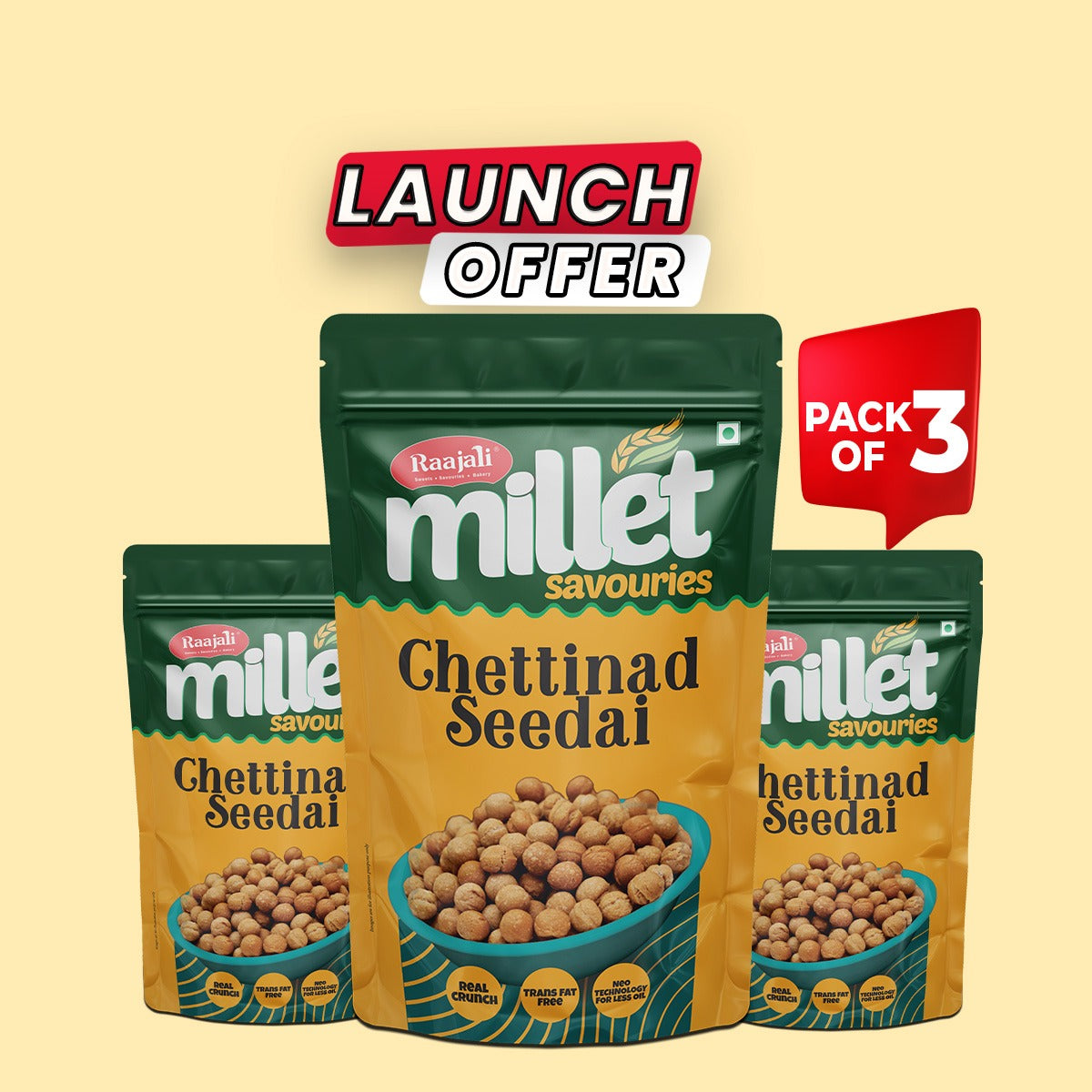 MILLET CHEETINAD SEEDAI (120g)