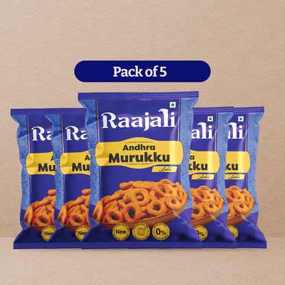 Raajali - ANDHRA MURUKKU (150G PER PACK)